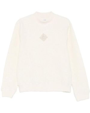 CASABLANCA Logo-Patch Sweatshirt - White