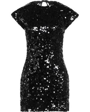 Ganni Mini Dresses - Black