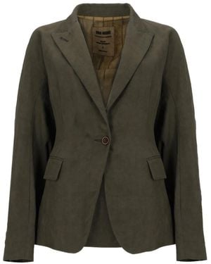 Uma Wang Long-Sleeve Blazer - Green