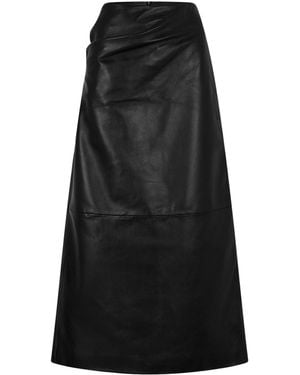 Magda Butrym High-Waisted Long Dress - Black