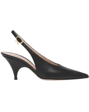 Gianvito Rossi Slingback Heeled Pumps - Brown