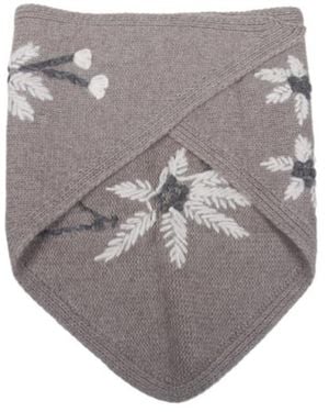 P.A.R.O.S.H. Embroidered Scarf - Gray