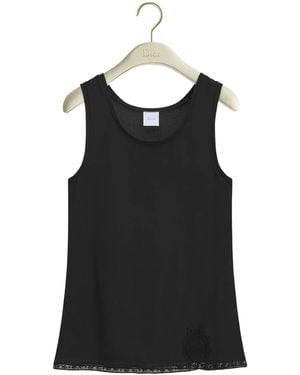 Dior Médaillon Embroidered Tank Top - Black