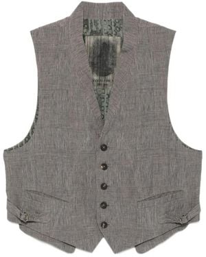 Ziggy Chen Sleeveless Vest - Grey