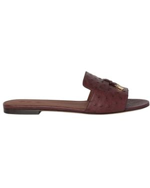 Loro Piana Open-Toed Slippers - Brown