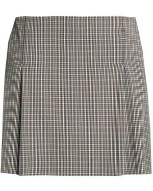 Tory Burch Plaid Skirt - Gray