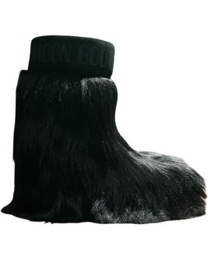 Moon Boot Mid Icon Yeti Ankle Boots - Black
