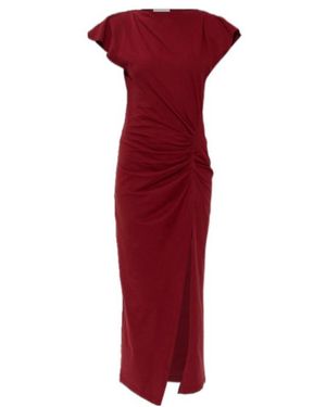 Isabel Marant Pleated Dress - Red