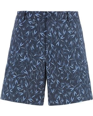 BOSS Boss Printed Bermuda Shorts - Blue