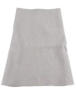 Rick Owens Solid Colour Wool Scarf - Grey