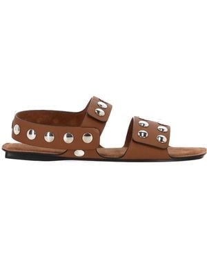 KHAITE Boden Sandals - Brown