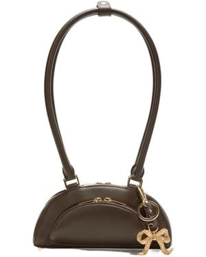 Self-Portrait Curved Charm Shoulder Bag - Multicolor