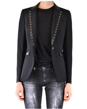 Philipp Plein Button Suit Jacket - Black