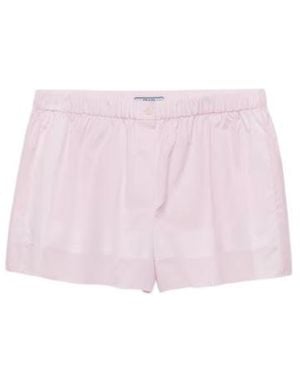 Prada Elasticated Waistband Shorts - Pink