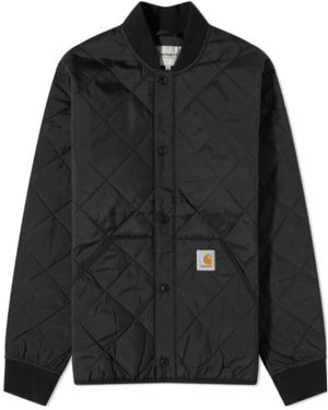 Carhartt Logo Diamond Quilted Jacket - Black