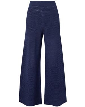 Eres Bayadere Goeland Knitted Casual Trousers - Blue
