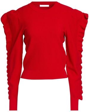 Max Mara Plain Color Sweaters - Red