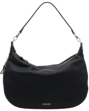 Liu Jo Zipped Shoulder Bag - Black