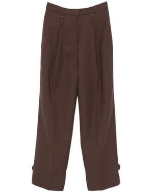 Stine Goya Pleated Pants - Brown