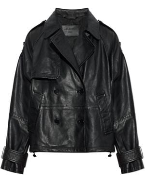AllSaints Reya Belted Jacket - Black