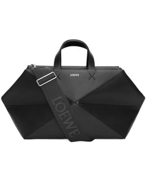 Loewe Puzzle Fold Duffle Bag - Black