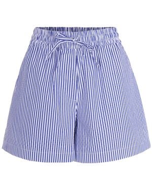 P.A.R.O.S.H. Striped Drawstring Shorts - Blue