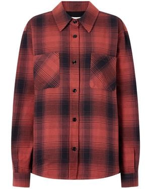 Our Legacy Whoppin Checked Cotton Shirt - Red