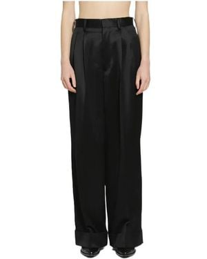 Junya Watanabe Pleated Trousers - Black