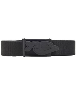 Y-3 Graphic Logo Belt - White