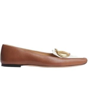 Dior Medaillon Buckle Loafer - Brown