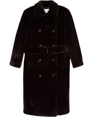 Stand Studio Double-Breasted Coat - Black