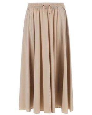 Herno Elastic-Waist Skirt - Natural