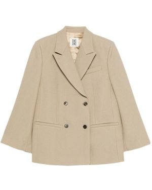 By Malene Birger Long-Sleeved Suit Jacket - Natural