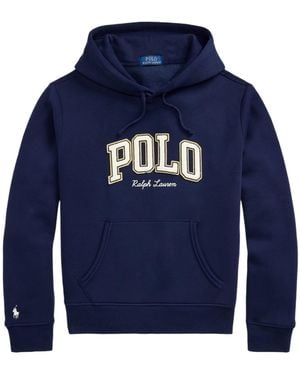 Polo Ralph Lauren Drawstring Hooded Sweatshirt - Blue