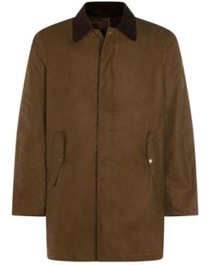 Barbour The Original Tartan Corduroy Collar Coat - Brown