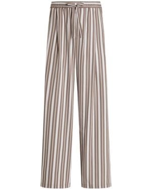 Dolce & Gabbana Striped Poplin Vanity Trousers - Multicolour
