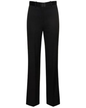 Victoria Beckham Tapered Casual Trousers - Black