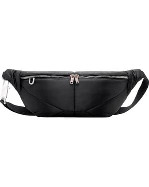Moncler Rick Owens Quilted Zipped Belt Bag - Black