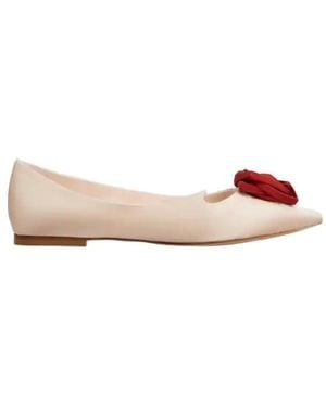Roger Vivier Rose Vivier Ballerinas - Brown