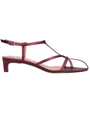 Jil Sander Strappy Kitten-Heel Sandals - Pink