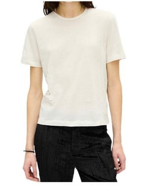 Ann Demeulemeester Graphic-Print T-Shirt - White