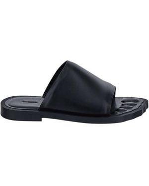 Balenciaga Logo Slides - Black