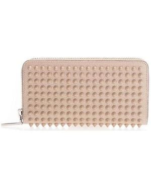 Christian Louboutin Zipper Wallet - Natural