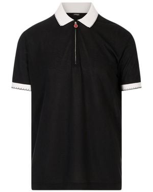 Kiton Short-Sleeved Polo Shirt - Black