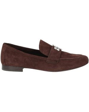 Tory Burch Round Toe Loafers - Brown
