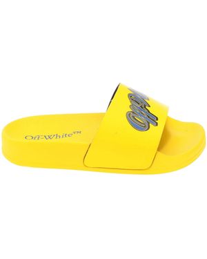 Off-White c/o Virgil Abloh Pool Sliders - Yellow