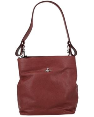 Vivienne Westwood Lottie Small Shoulder Bag - Red