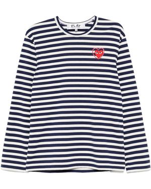 Comme des Garçons Stripe T-Shirt - Blue