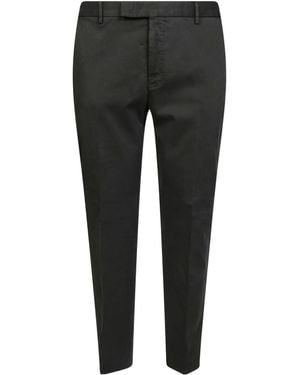 PT01 Pt Torino Straight-Leg Tailored Pants - Black