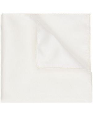 BOSS H-Pocket Square - White